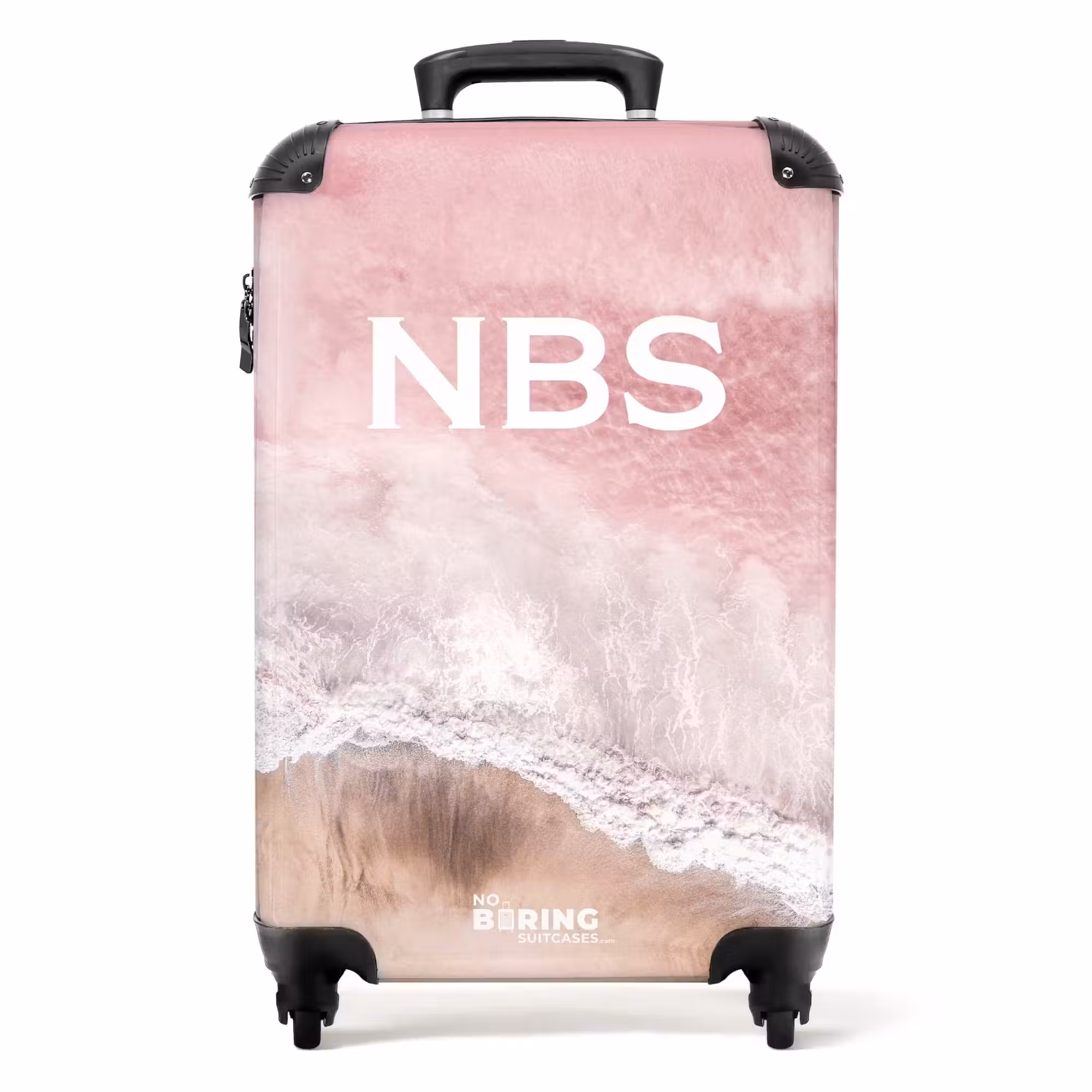 Suitcase - Beach 755h pink sea