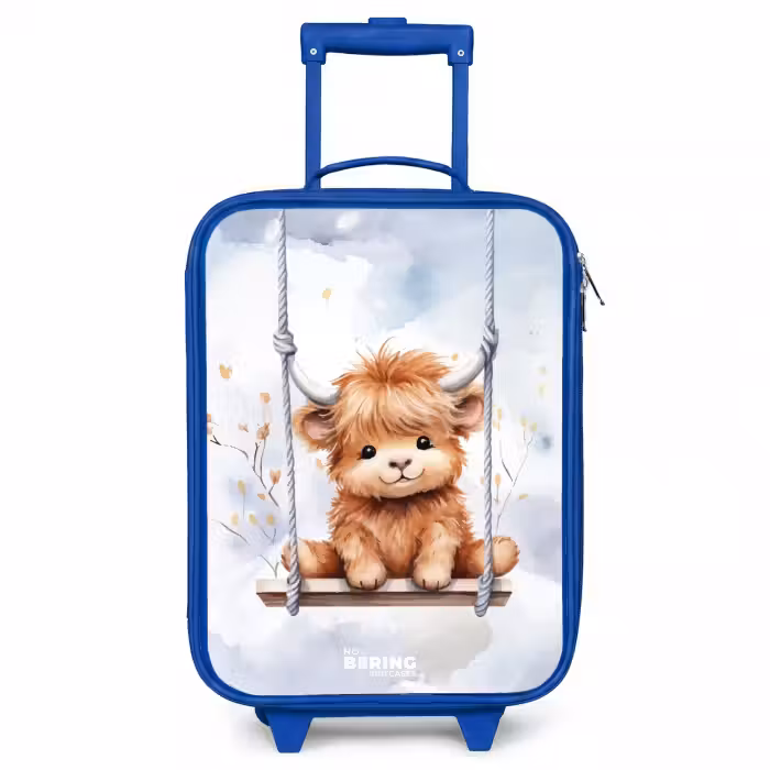 Children's suitcase - Blue - Hennie highlander