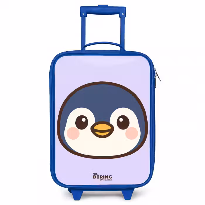 Children's suitcase - Blue - Penguin