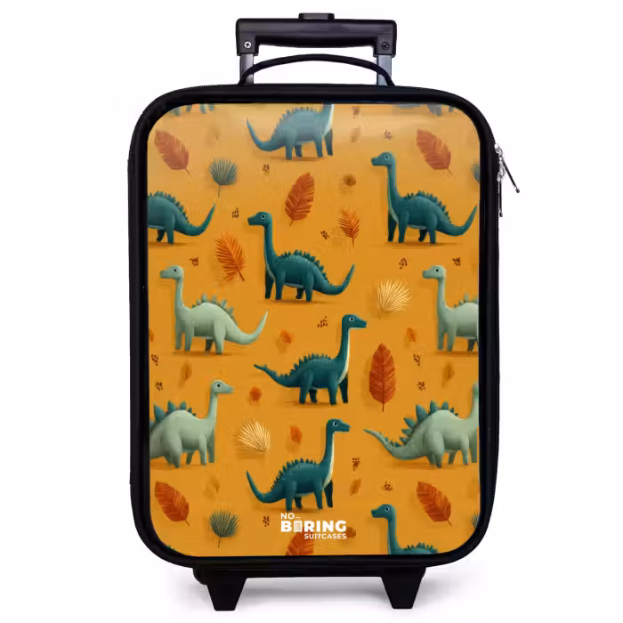 Children's suitcase - Dino - Animals - Pattern