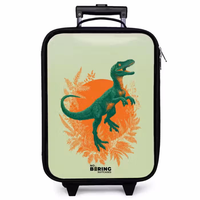 Children's suitcase - Dino - Nature - Green