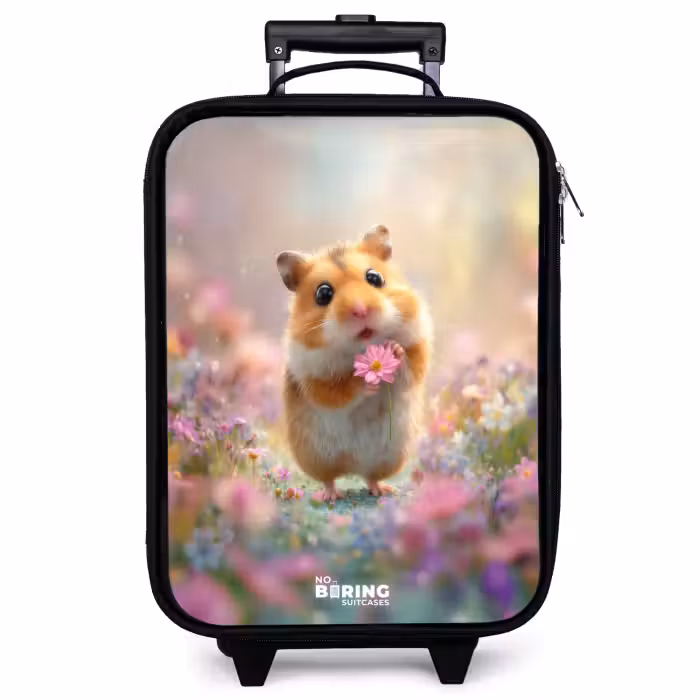 Children's suitcase - Hamster - Flower - Nature - Animal
