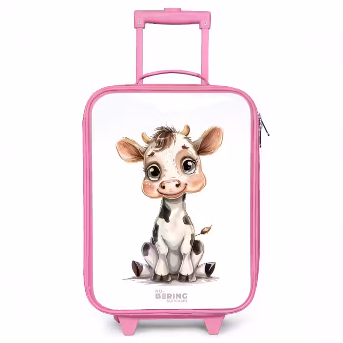 Children's suitcase - Pink - Baby cow