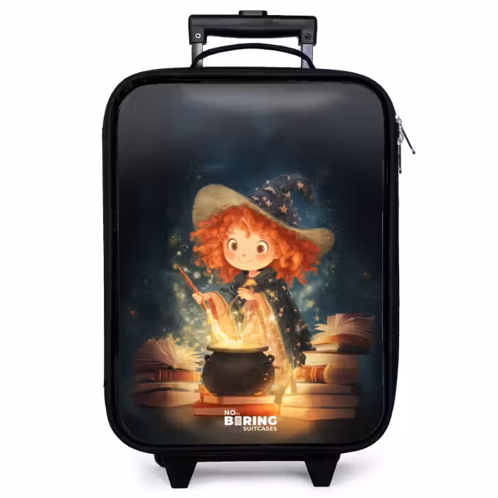 Children's suitcase - Witch with Sparkling Magic Potion