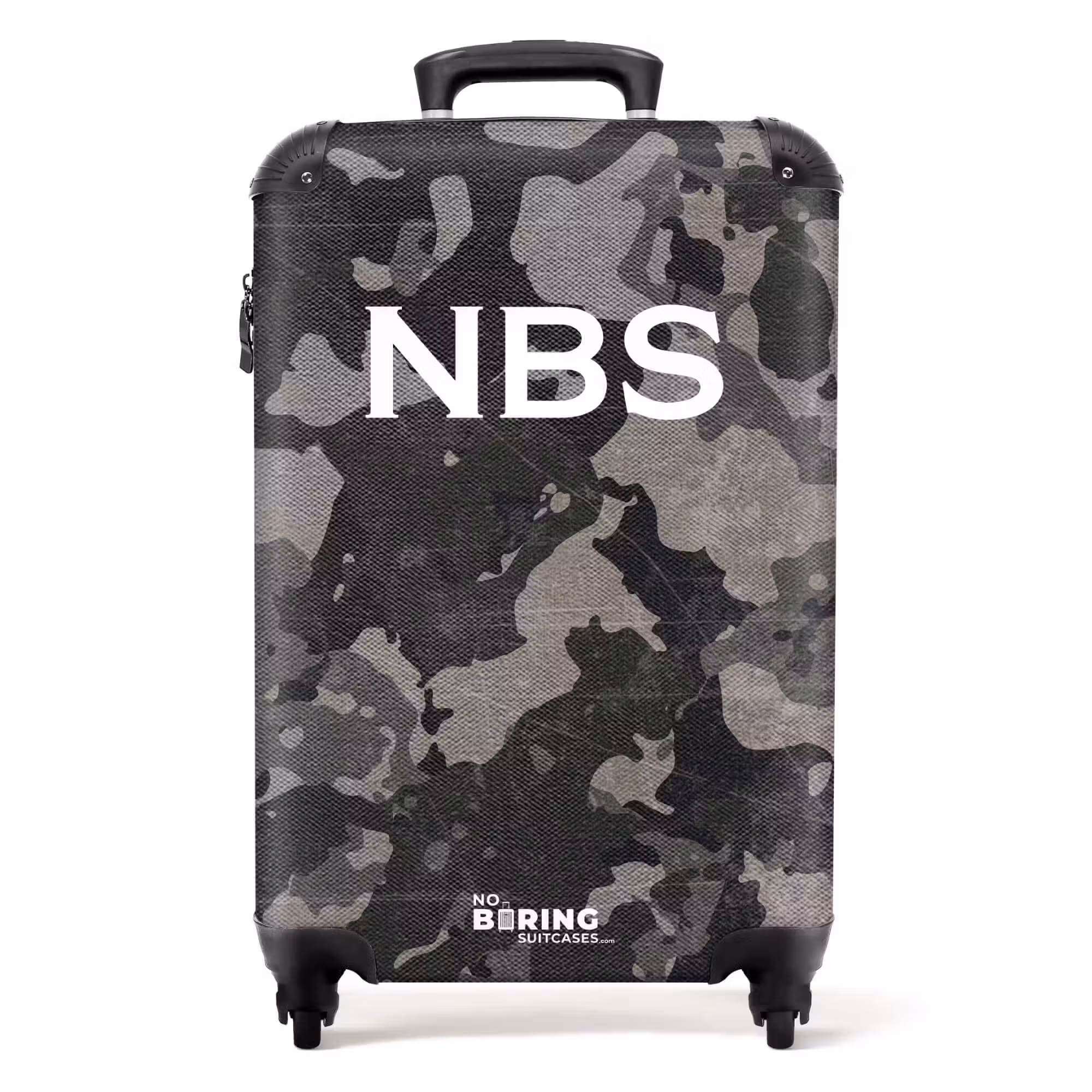 Suitcase - Green camouflage pattern 755h sand colour