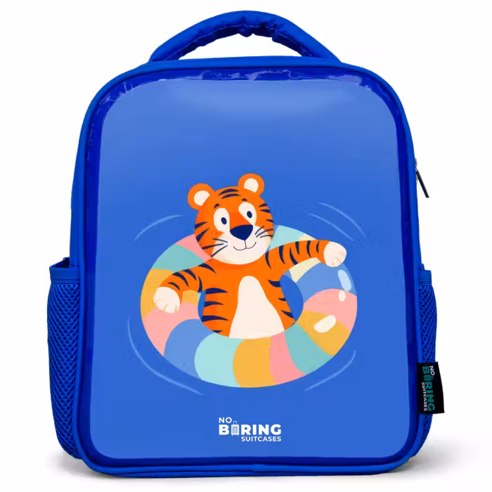 Kids backpack - Blue - Tiger - Swimming Band - Water