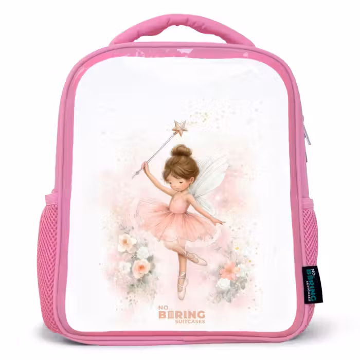 Kids backpack - Pink - Ballerina fairy in pink
