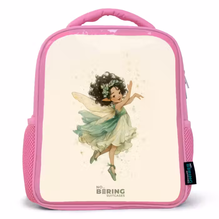 Kids backpack - Pink - Dancing forest fairy