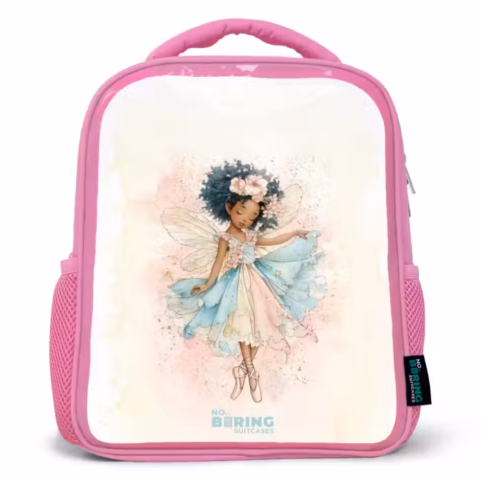 Kids backpack - Pink - Elf - Ballet - Colorful