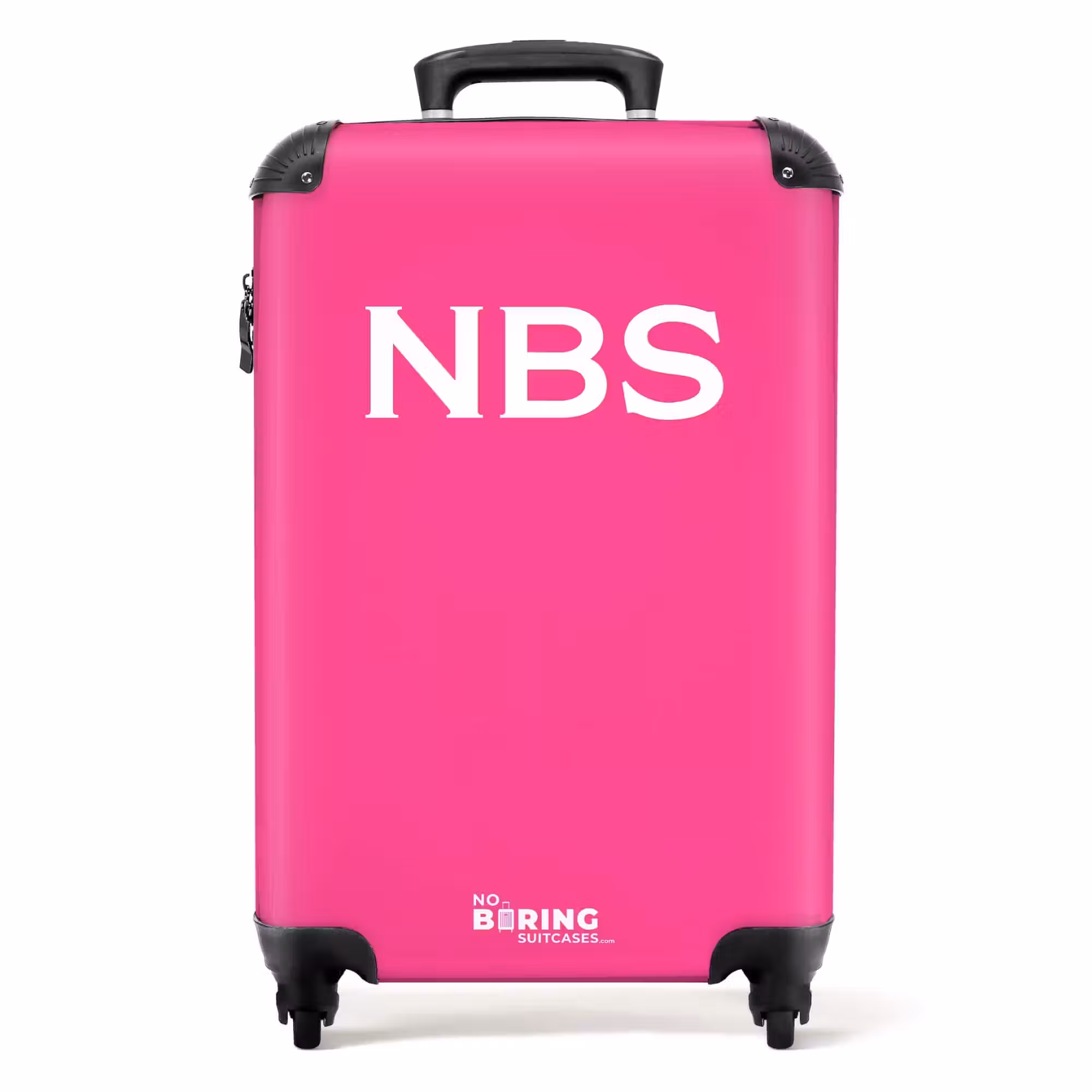 Suitcase - Pink 755h white letters