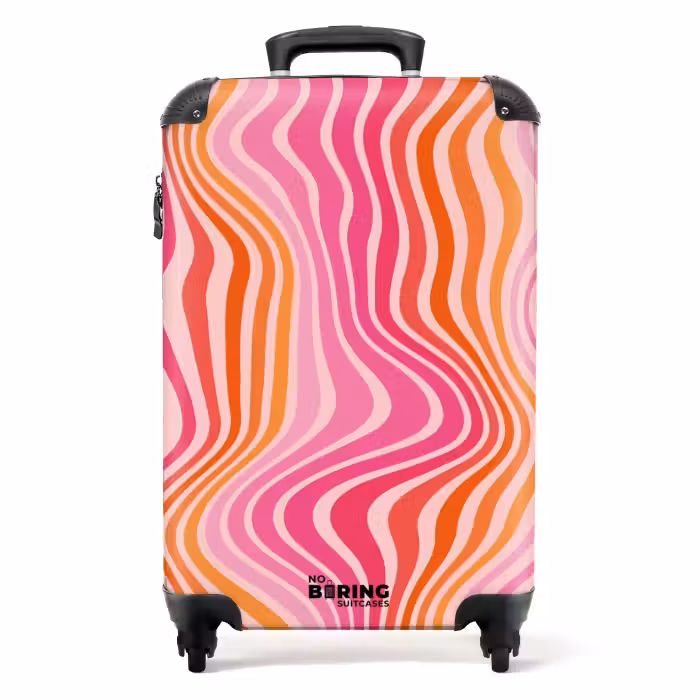 Suitcase - Abstract - Colorful waves
