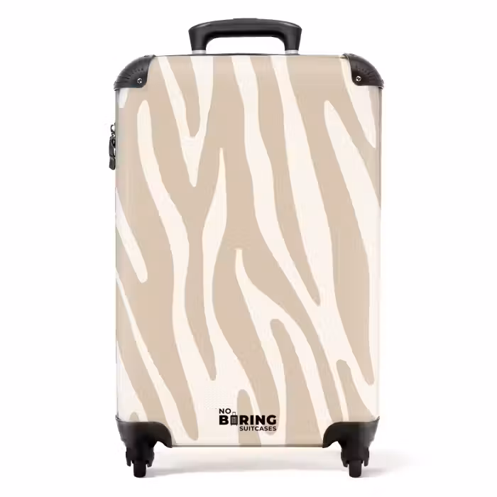 Suitcase - Abstract - Minimalist beige