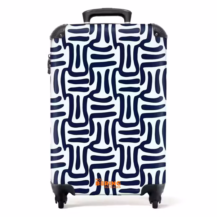 Suitcase - Abstract - Modern - Blue