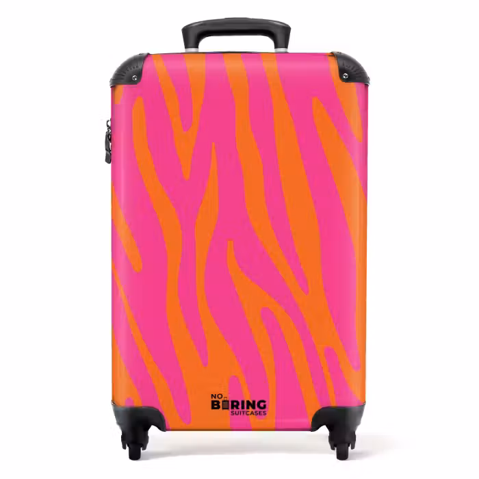Suitcase - Abstract - Purple waves