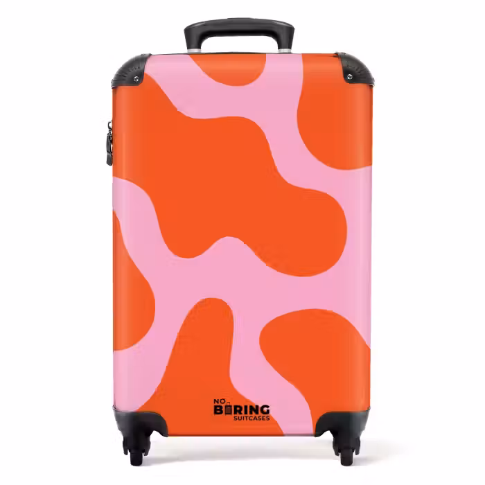 Suitcase - Abstract - Red shapes