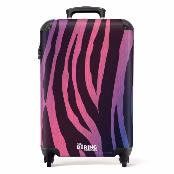 Suitcase - Animal holo - Tiger print