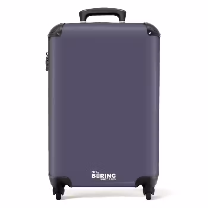 Suitcase - Dark gray-purple shade