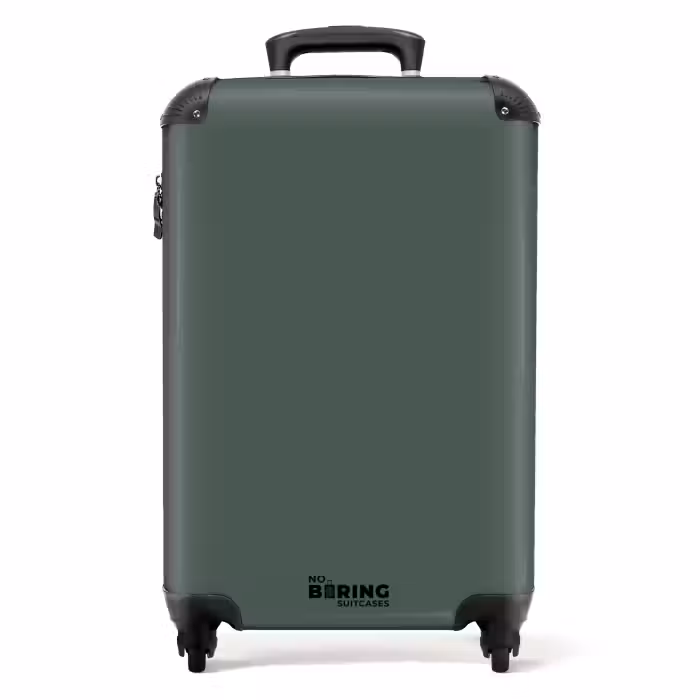 Suitcase - Deep gray-green hue