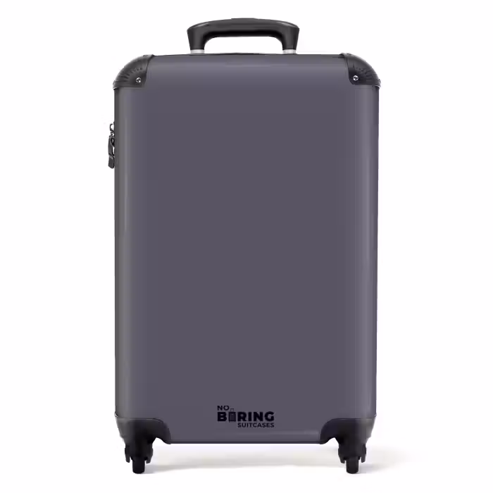 Suitcase - Deep slate gray shade