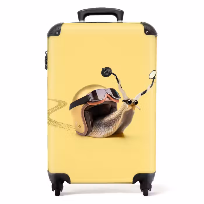 Suitcase - Escar-Go - Yellow