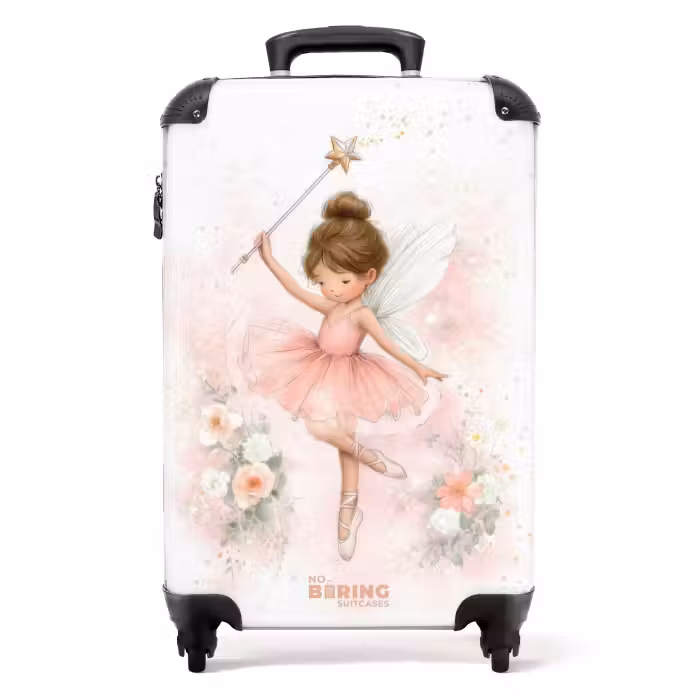 Suitcase - Fairy in a ballet dress on pointe