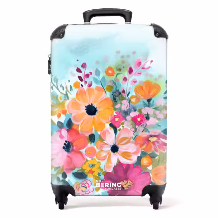 Suitcase - Flowers - Colors - Bouquet - Nature