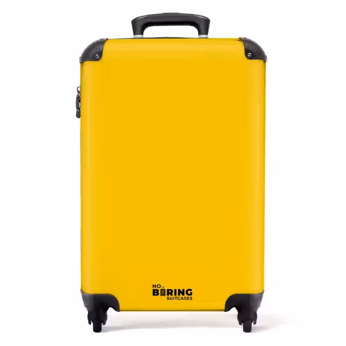 Suitcase - Golden yellow hue