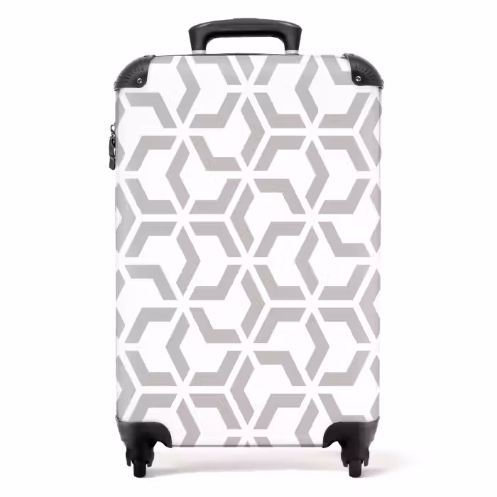 Suitcase - Graphic - Pattern - Modern