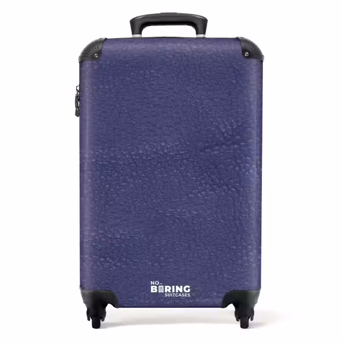 Suitcase - Leather look lavender purple