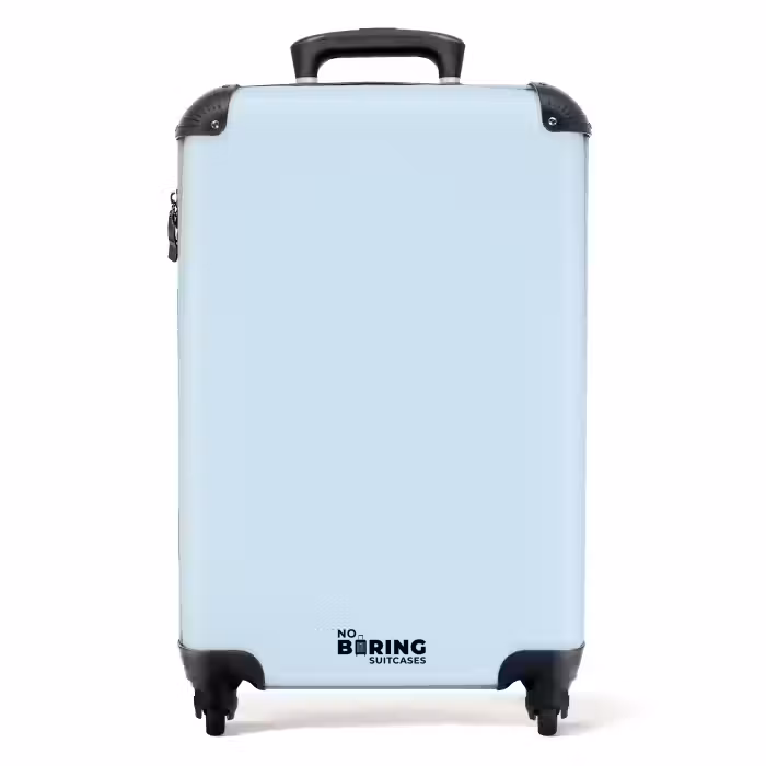 Suitcase - Light ice blue shade