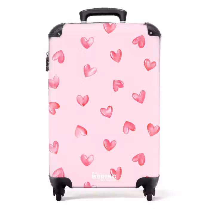 Suitcase - Love Pattern
