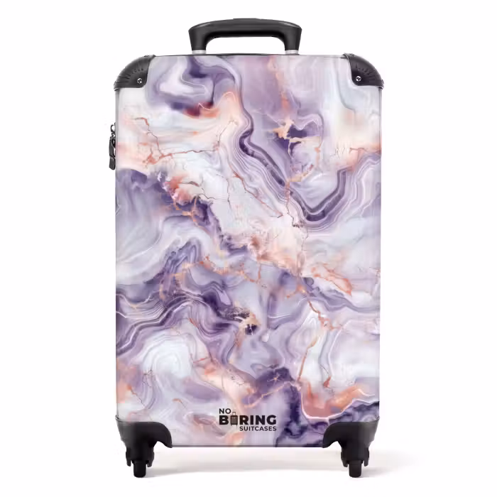Suitcase - Marble - Dance of Marble and Pastel