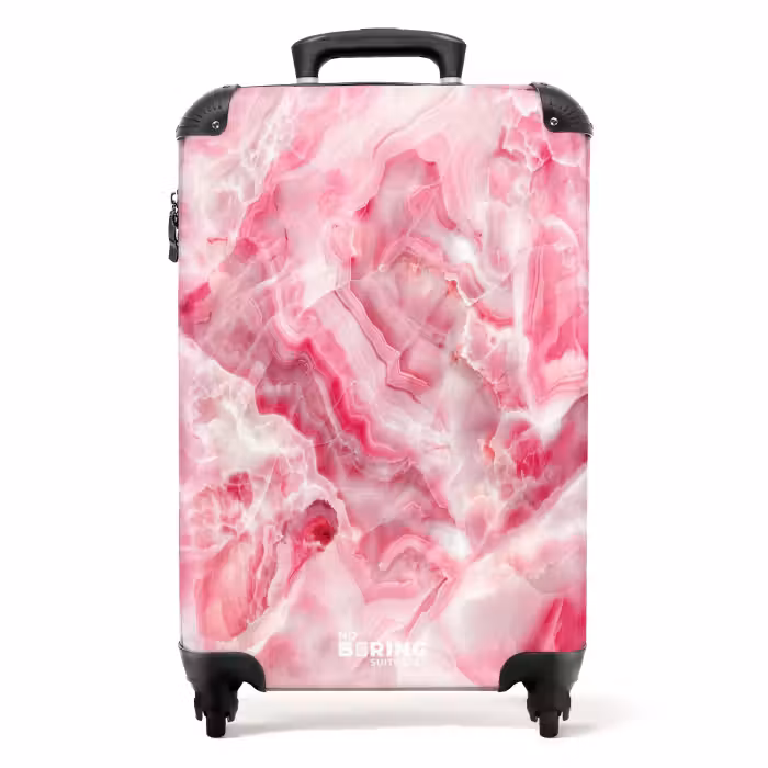 Suitcase - Marble - Pink Quartz Marble