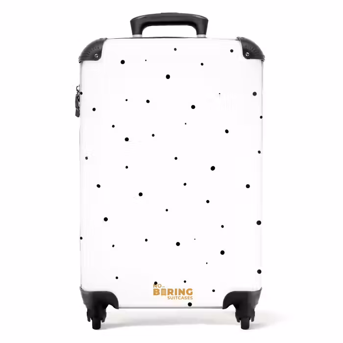 Suitcase - Minimalist dotted field