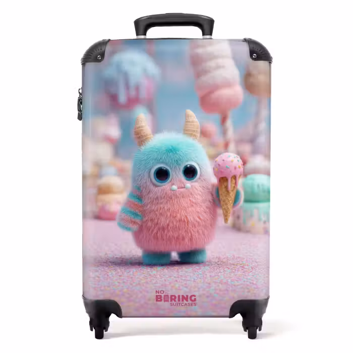 Suitcase - Monster in a candy world