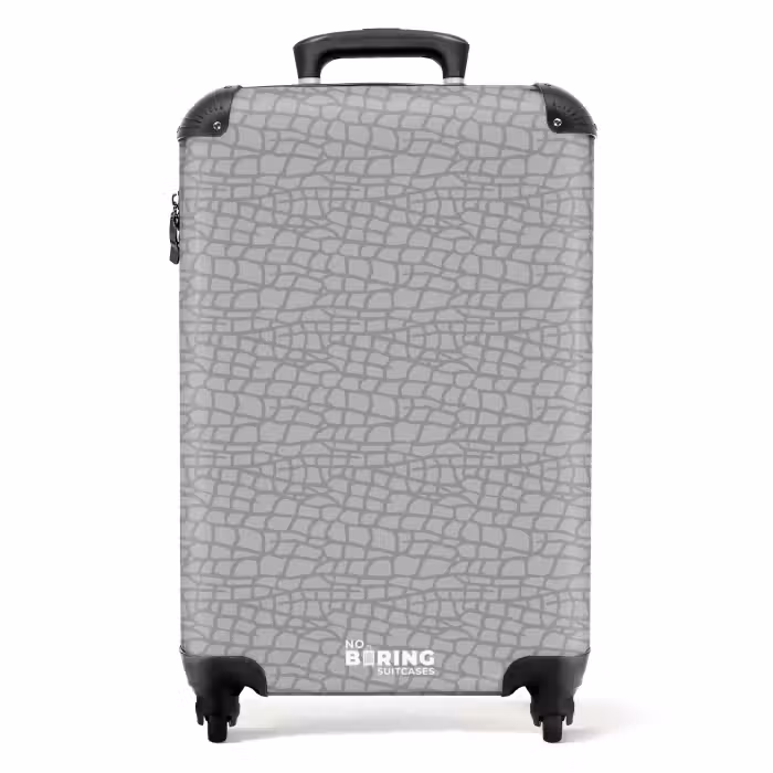 Suitcase - Pattern of gray scales
