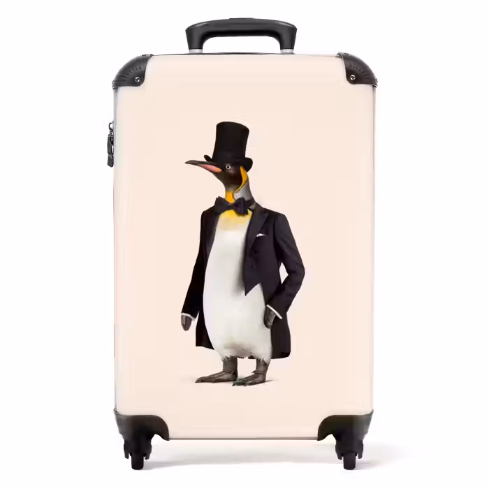 Suitcase - Penguin in Suit