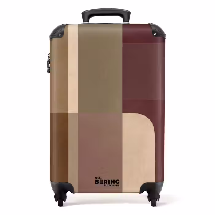 Suitcase - Planes - Abstract - Bordeaux - Lines