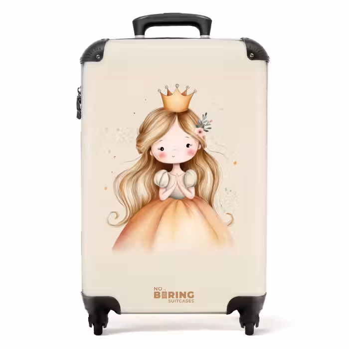 Suitcase - Princess in golden tones