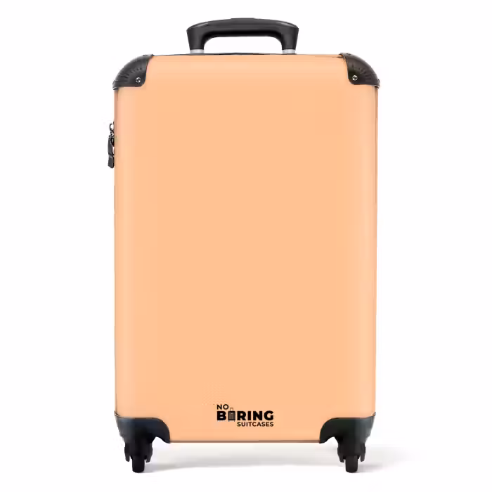 Suitcase - Soft peachy orange hue