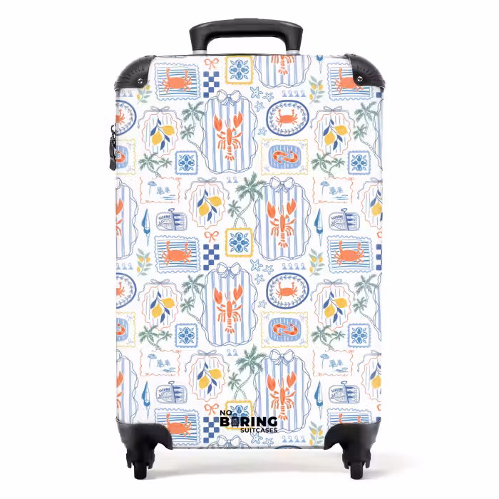 Suitcase - Summer illustrations colorful