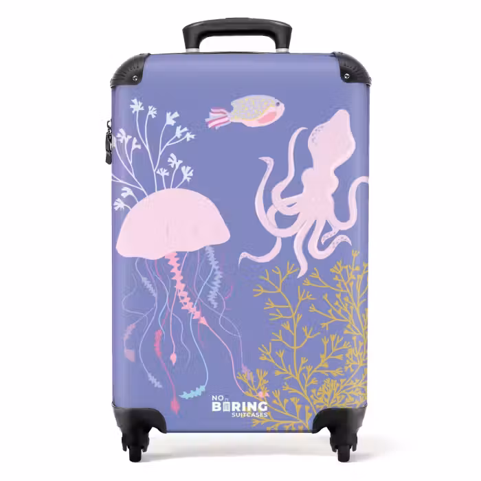 Suitcase - Summer memories - Dance of the sea creatures