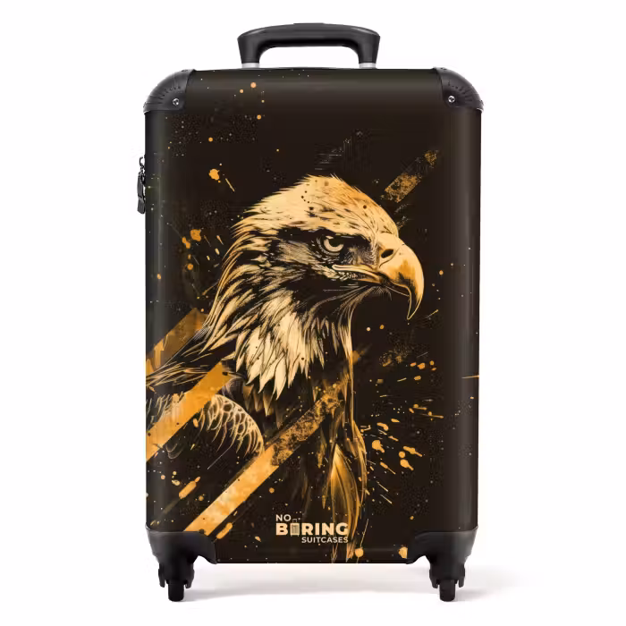 Suitcase - Tattoo style- Eye of the Eagle