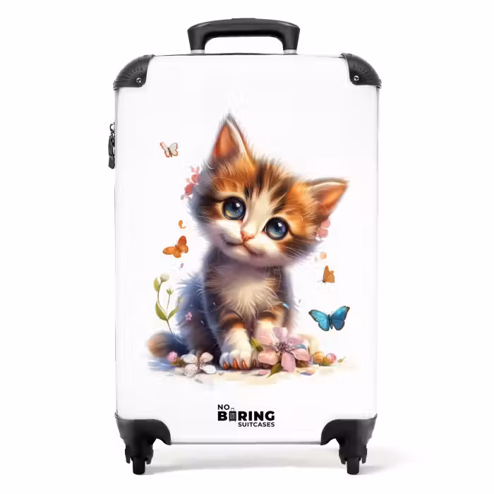 Suitcase - Vera butterfly kitten