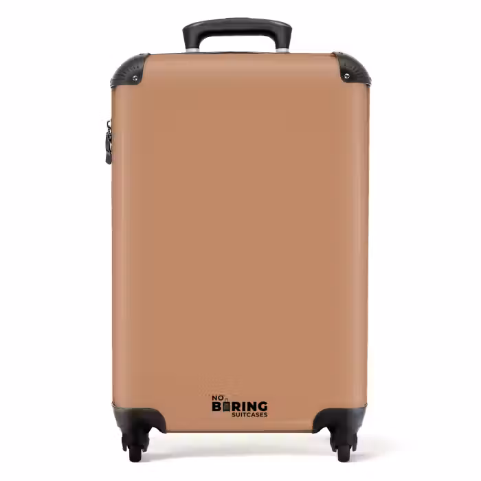 Suitcase - Warm light brown shade
