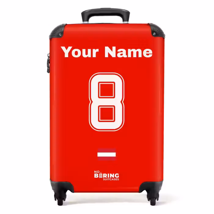 Suitcase with name - Oostenrijk thuisshirt