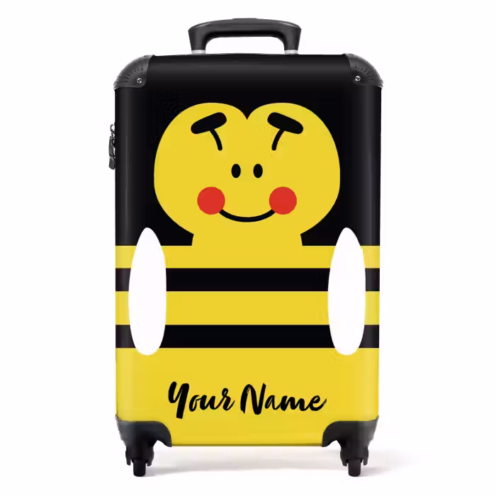 Suitcase with name - Buzzy bee