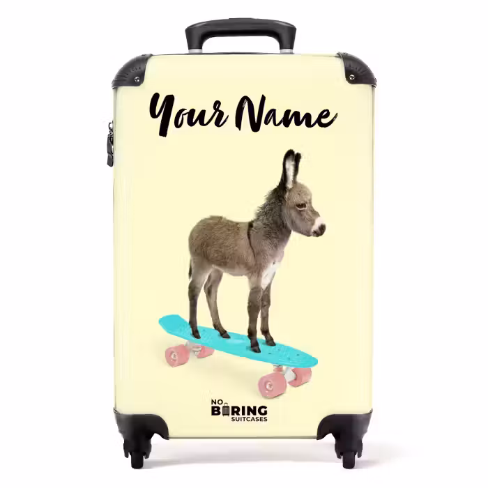 Suitcase with name - Donkey ride