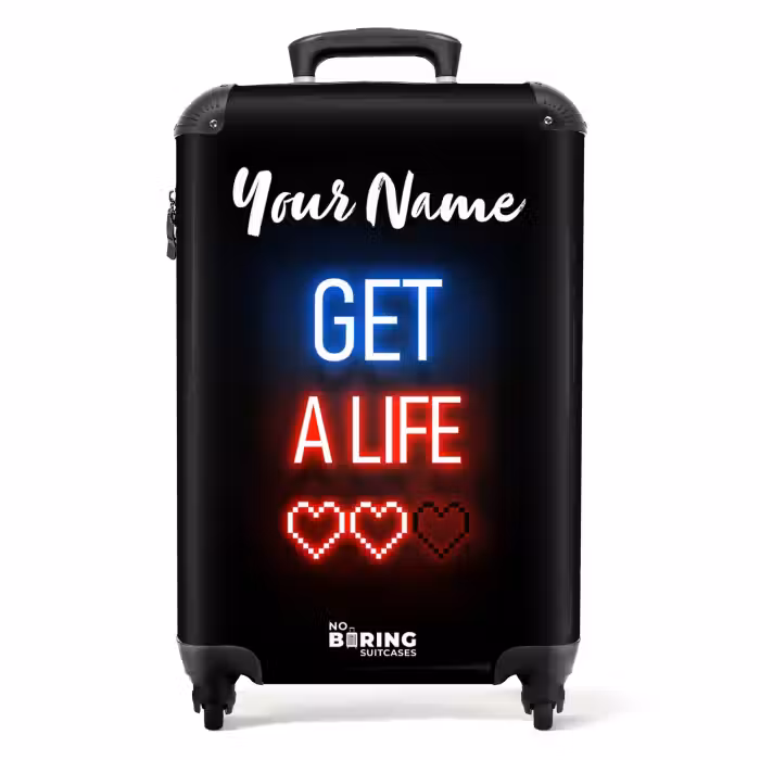Suitcase with name - Get a Life