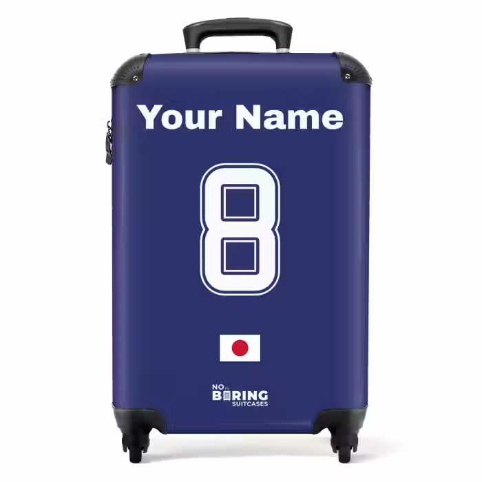Suitcase with name - Japan home jersey